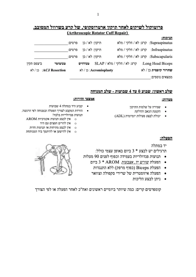 העמוד הראשון של מסמך הפרוטוקול הרשמי